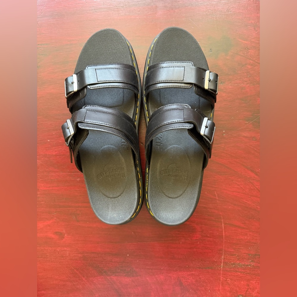 NWOT DR. MARTENS BLACK MYLES SANDALS, SIZE 13, MENS - Picture 5 of 8